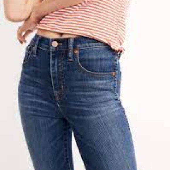 Madewell - 10" High-Rise Skinny Jeans G7391 SU19 | Size 28 | Classic Blue Wash - Picture 3 of 8